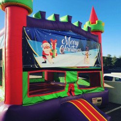 Christmas Castle Bounce House