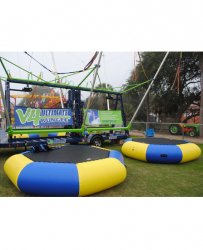 V4 Ultimate Bungee Trampoline incl staff (4 ppl)