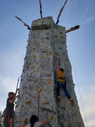 Rock Climbing Wall incl staff (4 climber)2