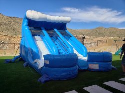 15ft Double Splash Water Slide