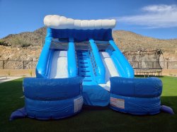 15ft Double Splash Water Slide