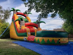 20ft Fiesta Breeze Water Slide with Pool