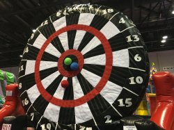 Giant Soccer Dart Board