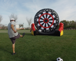 Giant Soccer Dart Board