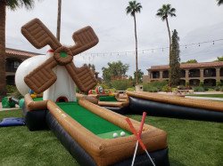 3 Hole Inflatable Mini Golf