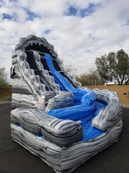 20ft Avalanche Curve Dual Lane Water Slide