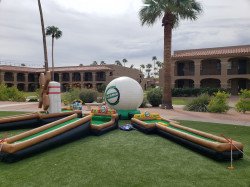 3 Hole Inflatable Mini Golf