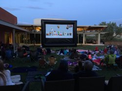 Inflatable Movie Screen - 16ft x 9ft Includes Attendant