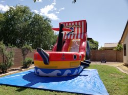 18ft Pirate Ship Water Slide - with pool