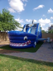 18ft Shark Tank Water Slide