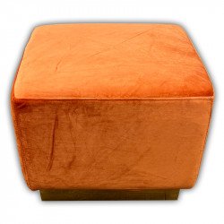 Ottoman - Colette Cube - Rust