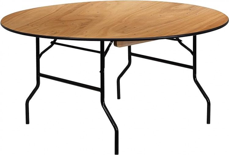 60 Round Wood Table