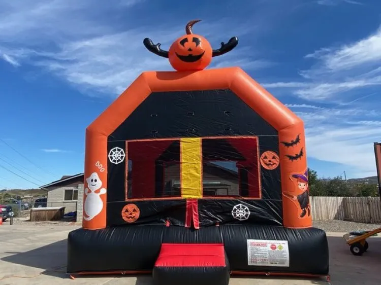 Spooky Pumpkin Bounce House