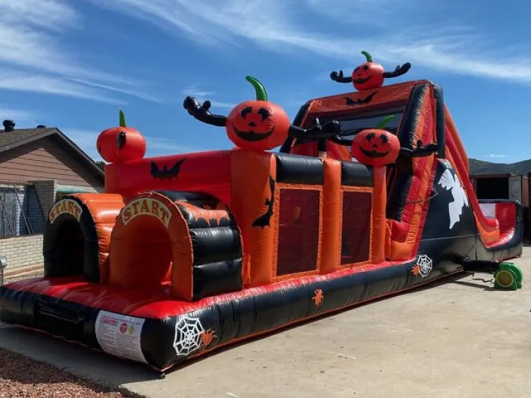 Spooky Pumpkin Obstacle Course