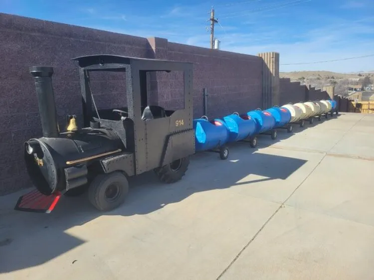 Barrel Trackless Train