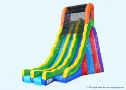 28ft Giant Dual Lane Dry Slide