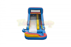 14ft Slide 'N Splash Single Slide Pool