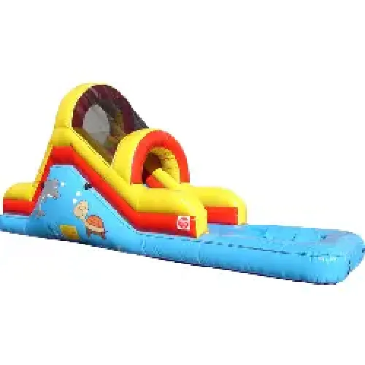 10ft Toddler Blue and Yellow Water Slide with Pool