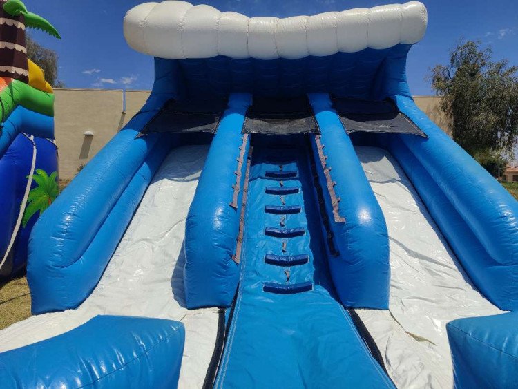 15ft Double Splash Water Slide