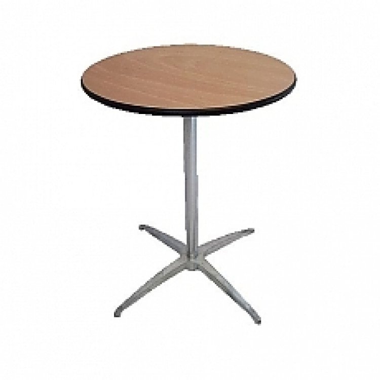 Cocktail Highboy Table 30round - 42tall