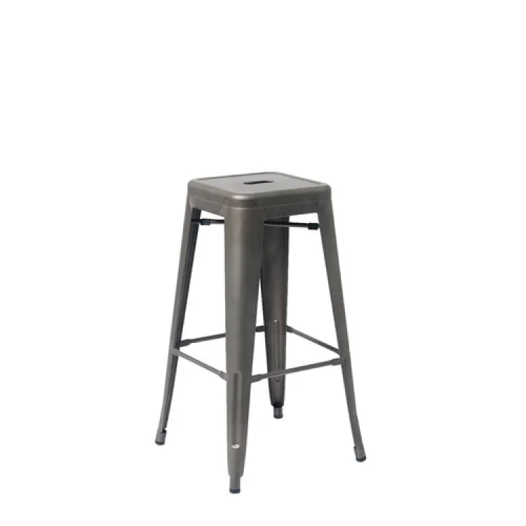 Backless Metal Bar Stool