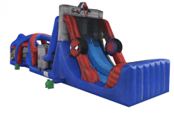 50ft Spider Man 2 Lane Water Obstacle Course