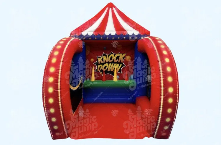 Knock Down Inflatable Carnival Game