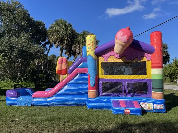 Ice Cream Combo Water Slide Pool