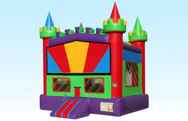 Patriotic Theme Castle Bounce House