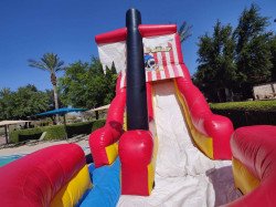 18ft Pirate Ship Water Slide - with pool