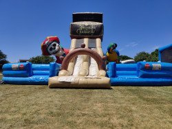 Treasure of the Caribbean Obstacle Course with  Slide