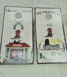 Wild West Cornhole (2 Boards)