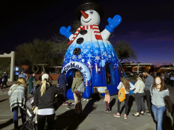 Snowman Bounce House