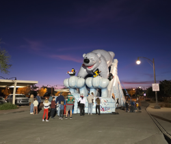 28ft Artic Plunge Polar Bear Dual Lane Slide