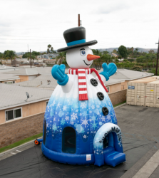 Snowman Bounce House