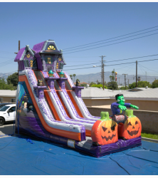 24ft Spooky Mansion Dry Slide