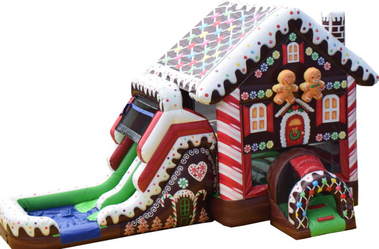 Gingerbread Combo Bounce House